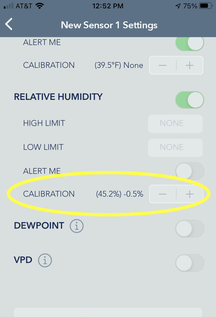 Calibrating your Humidity Gauge